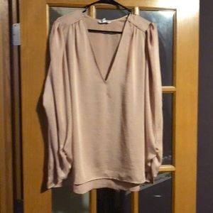 Dusty Pink Satin Shirt